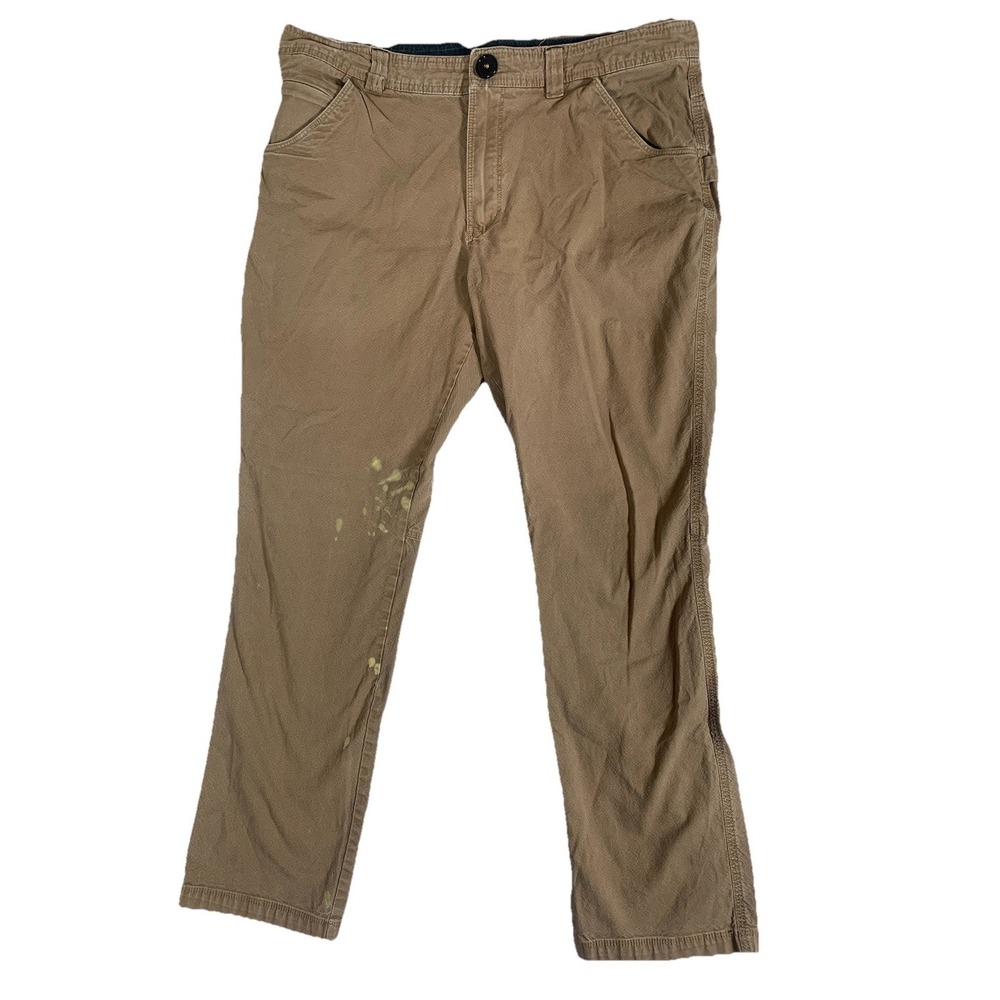 Columbia Mens Outdoor Pants, Size 36 x 32 Beige Multiple‎ Pockets *Flaw